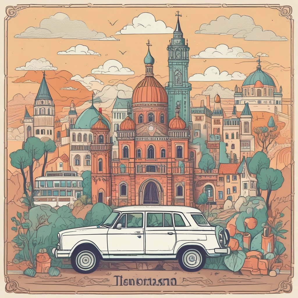 tourism category illustration